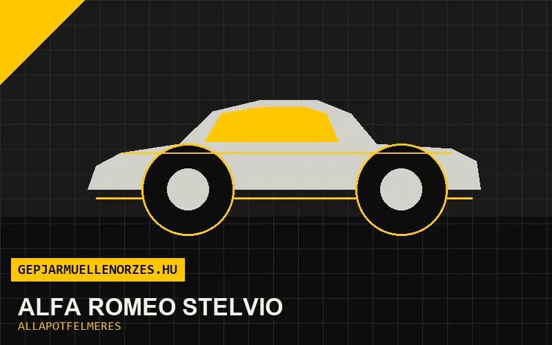 Alfa Romeo Stelvio helyszíni állapotfelmérés és átvizsgálás