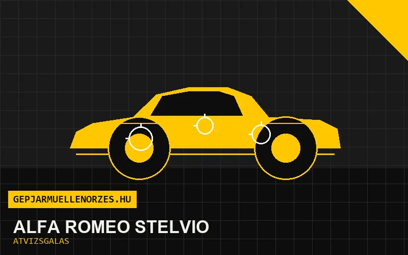 Alfa Romeo Stelvio vásárlás előtti autó átvizsgálás a helyszínen