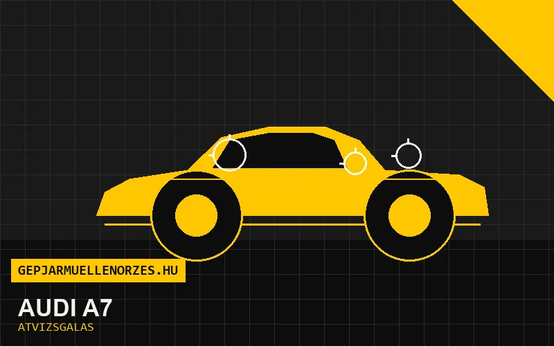 Audi A7 vásárlás előtti autó átvizsgálás a helyszínen