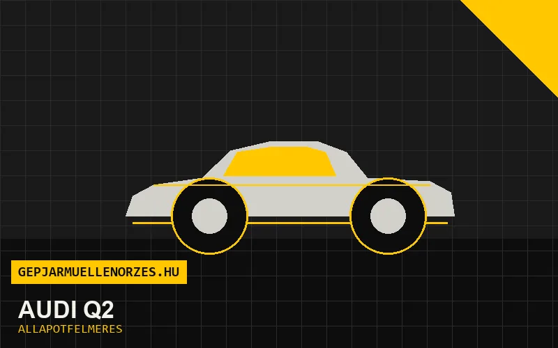Audi Q2 helyszíni állapotfelmérés és átvizsgálás