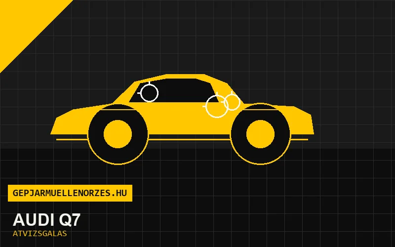 Audi Q7 vásárlás előtti autó átvizsgálás a helyszínen