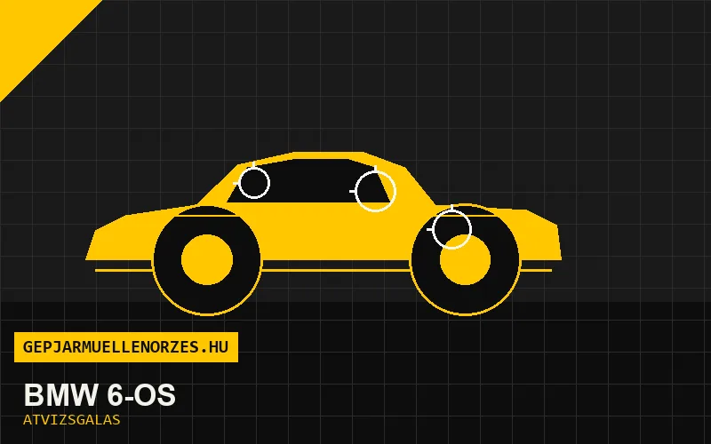 BMW 6-os vásárlás előtti autó átvizsgálás a helyszínen