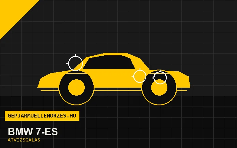 BMW 7-es vásárlás előtti autó átvizsgálás a helyszínen