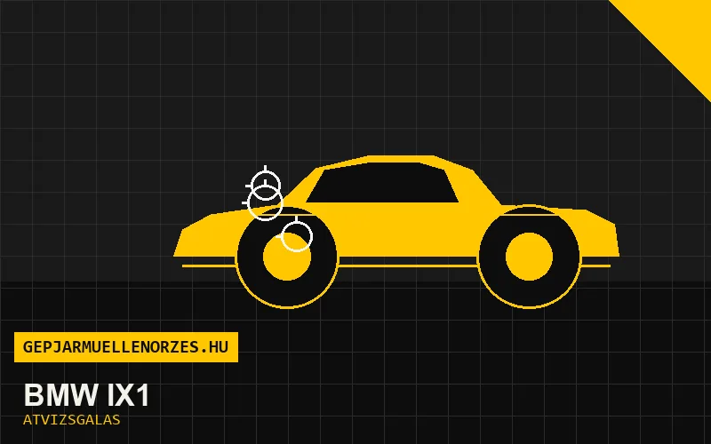 BMW iX1 vásárlás előtti autó átvizsgálás a helyszínen