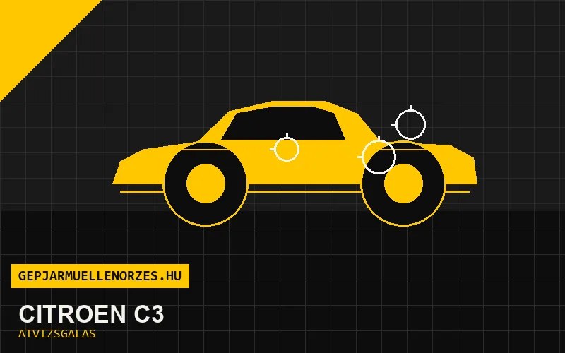 Citroën C3 vásárlás előtti autó átvizsgálás a helyszínen