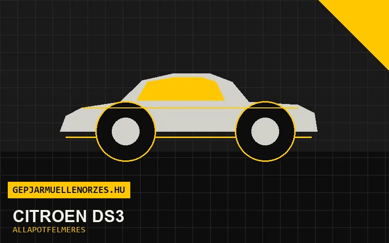 Citroën DS3 helyszíni állapotfelmérés és átvizsgálás