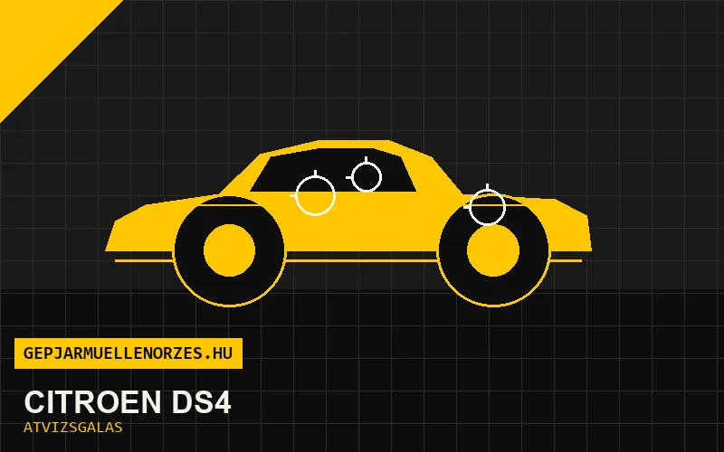 Citroën DS4 vásárlás előtti autó átvizsgálás a helyszínen
