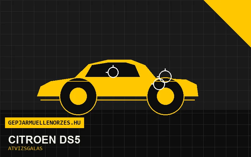 Citroën DS5 vásárlás előtti autó átvizsgálás a helyszínen