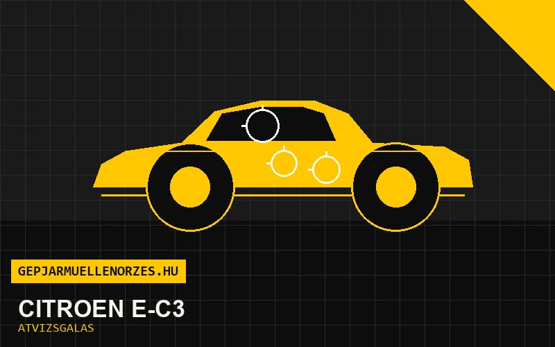 Citroën ë-C3 vásárlás előtti autó átvizsgálás a helyszínen