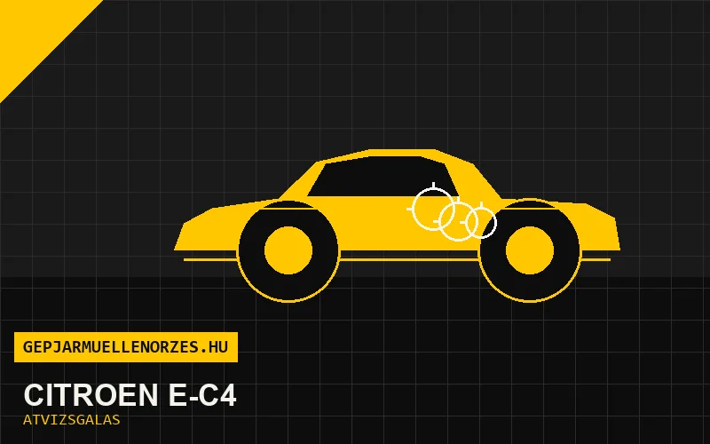 Citroën ë-C4 vásárlás előtti autó átvizsgálás a helyszínen