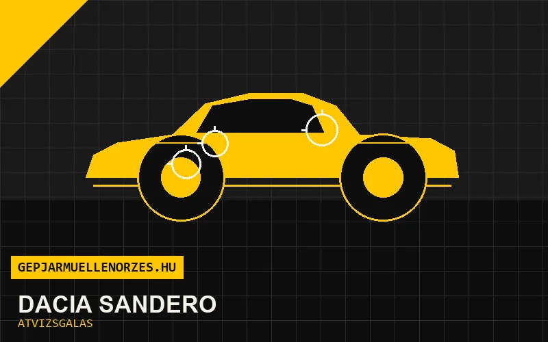 Dacia Sandero vásárlás előtti autó átvizsgálás a helyszínen