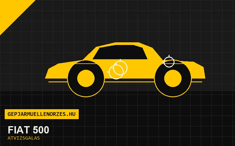 Fiat 500 vásárlás előtti autó átvizsgálás a helyszínen