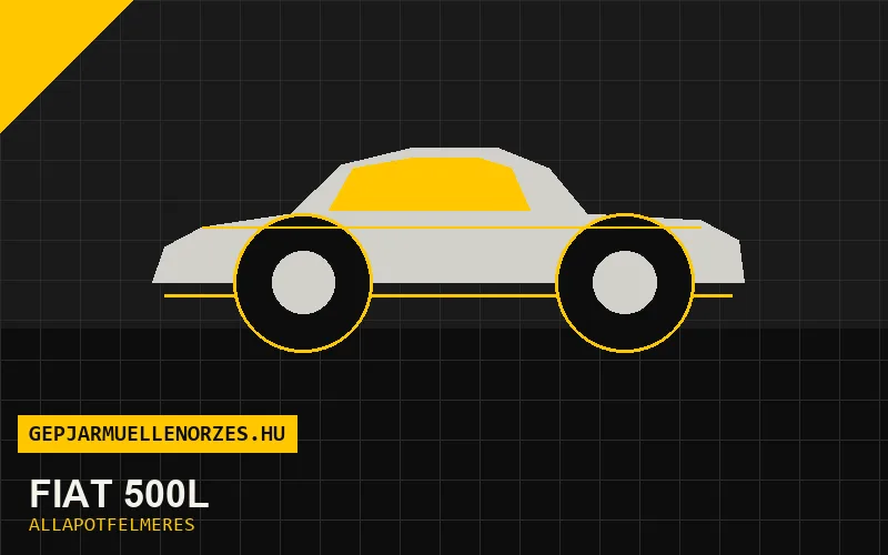 Fiat 500L helyszíni állapotfelmérés és átvizsgálás