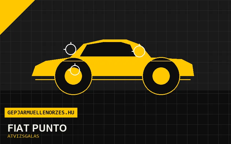 Fiat Punto vásárlás előtti autó átvizsgálás a helyszínen