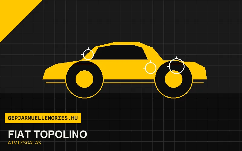 Fiat Topolino vásárlás előtti autó átvizsgálás a helyszínen