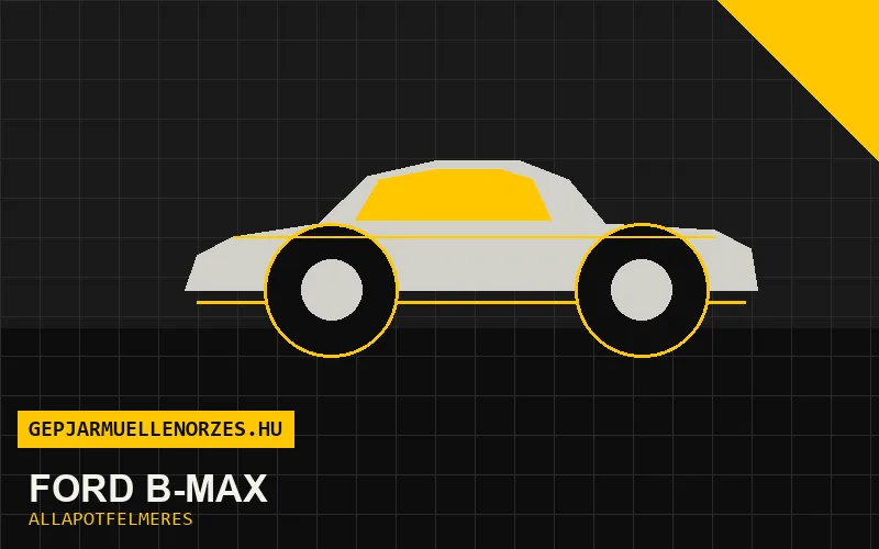 Ford B-Max helyszíni állapotfelmérés és átvizsgálás