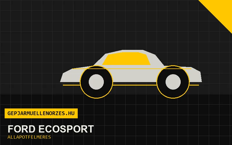 Ford EcoSport helyszíni állapotfelmérés és átvizsgálás