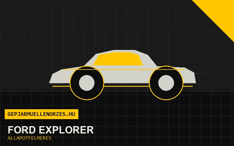 Ford Explorer helyszíni állapotfelmérés és átvizsgálás