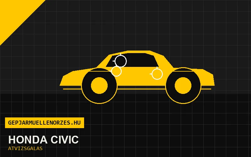 Honda Civic vásárlás előtti autó átvizsgálás a helyszínen