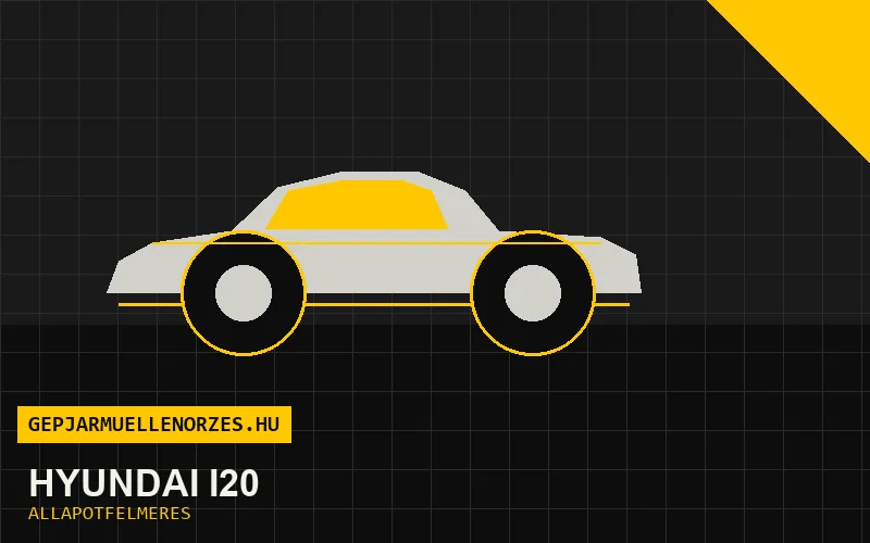Hyundai i20 helyszíni állapotfelmérés és átvizsgálás