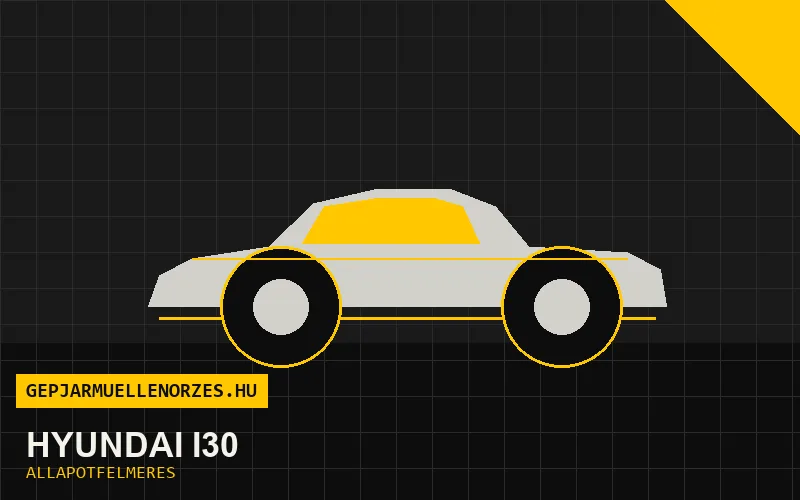 Hyundai i30 helyszíni állapotfelmérés és átvizsgálás