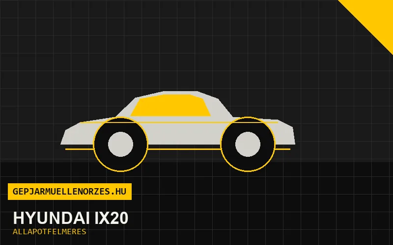 Hyundai ix20 helyszíni állapotfelmérés és átvizsgálás
