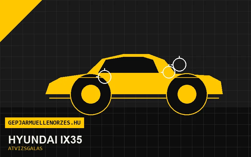 Hyundai ix35 vásárlás előtti autó átvizsgálás a helyszínen