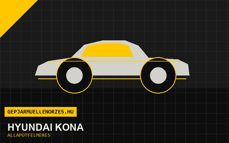 Hyundai Kona helyszíni állapotfelmérés és átvizsgálás