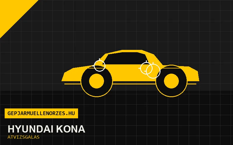 Hyundai Kona vásárlás előtti autó átvizsgálás a helyszínen