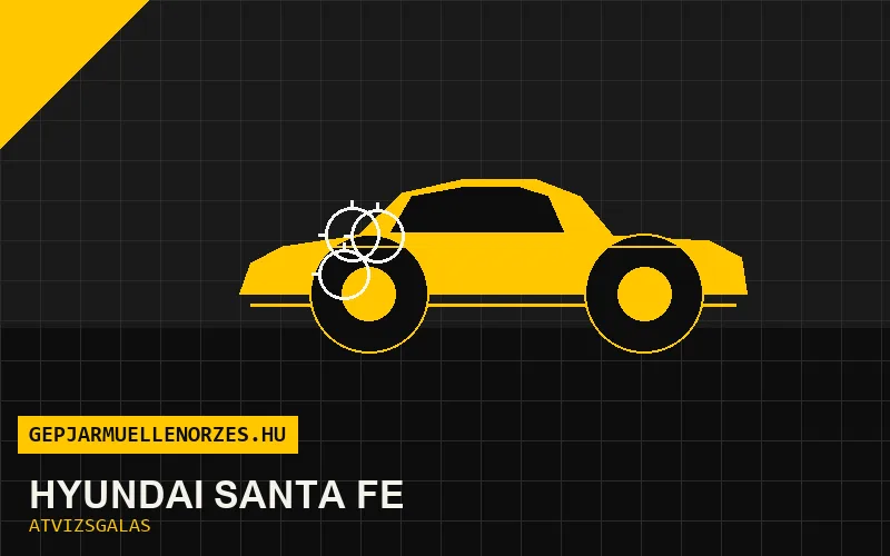 Hyundai Santa Fe vásárlás előtti autó átvizsgálás a helyszínen