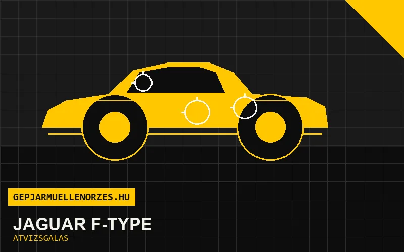Jaguar F-Type vásárlás előtti autó átvizsgálás a helyszínen