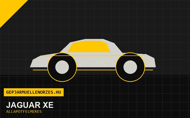Jaguar XE helyszíni állapotfelmérés és átvizsgálás
