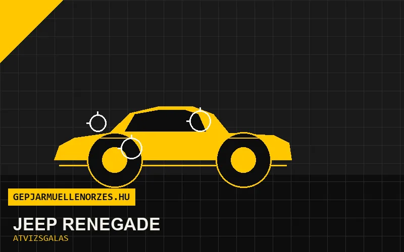 Jeep Renegade vásárlás előtti autó átvizsgálás a helyszínen