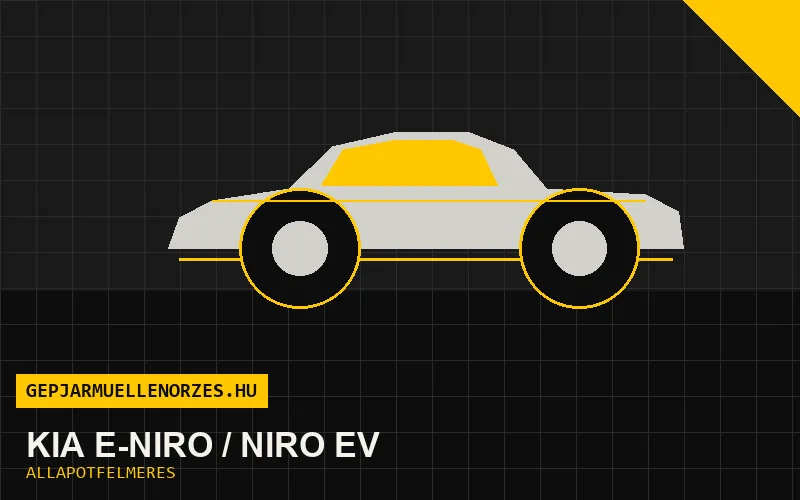 Kia e-Niro / Niro EV helyszíni állapotfelmérés és átvizsgálás