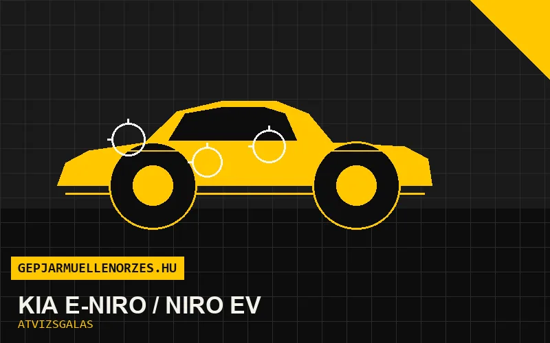 Kia e-Niro / Niro EV vásárlás előtti autó átvizsgálás a helyszínen