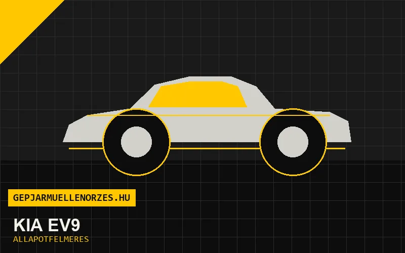 Kia EV9 helyszíni állapotfelmérés és átvizsgálás