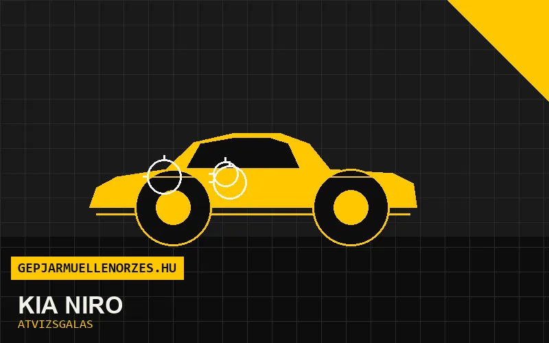 Kia Niro vásárlás előtti autó átvizsgálás a helyszínen