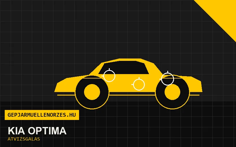 Kia Optima vásárlás előtti autó átvizsgálás a helyszínen