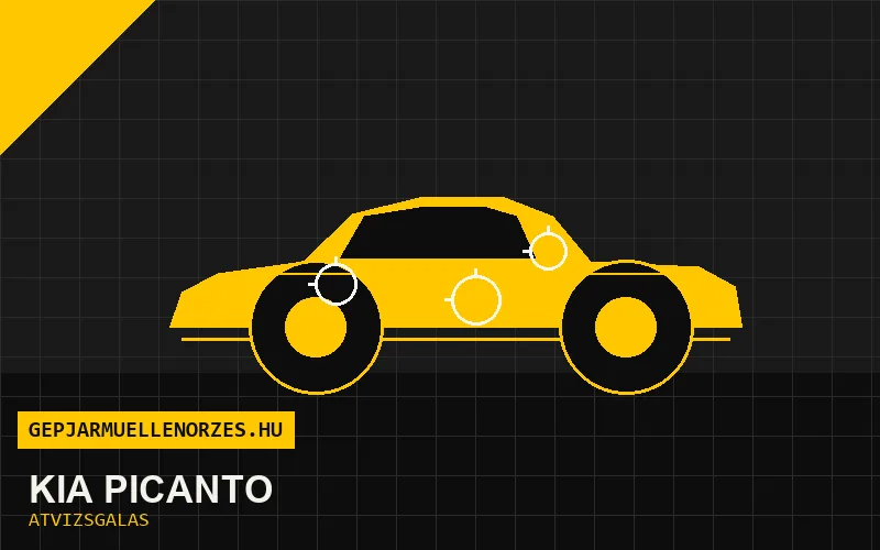 Kia Picanto vásárlás előtti autó átvizsgálás a helyszínen