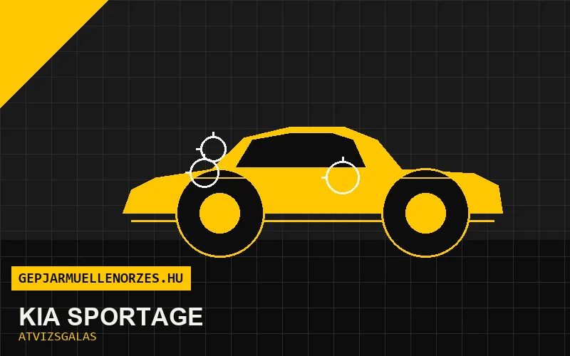 Kia Sportage vásárlás előtti autó átvizsgálás a helyszínen