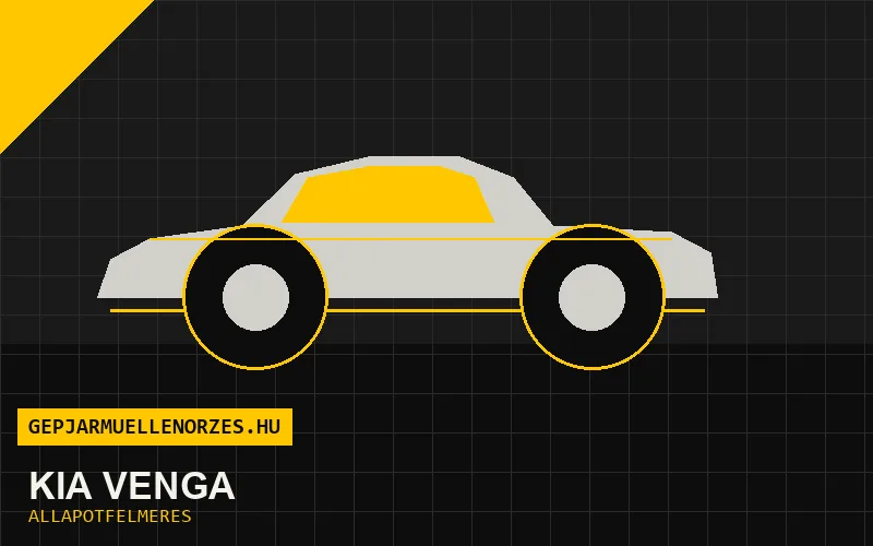 Kia Venga helyszíni állapotfelmérés és átvizsgálás