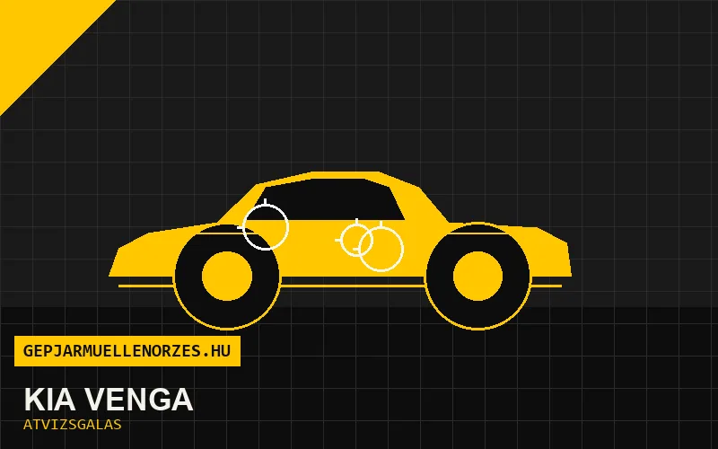 Kia Venga vásárlás előtti autó átvizsgálás a helyszínen