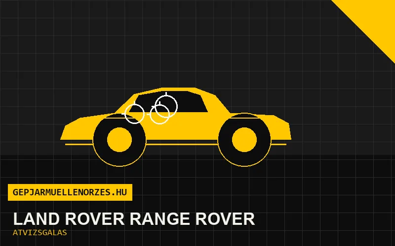 Land Rover Range Rover vásárlás előtti autó átvizsgálás a helyszínen
