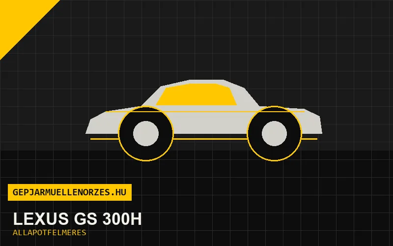 Lexus GS 300h helyszíni állapotfelmérés és átvizsgálás