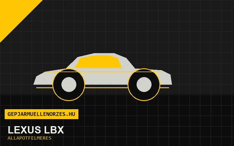 Lexus LBX helyszíni állapotfelmérés és átvizsgálás