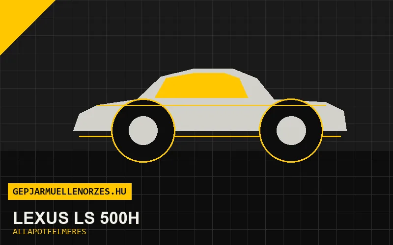 Lexus LS 500h helyszíni állapotfelmérés és átvizsgálás