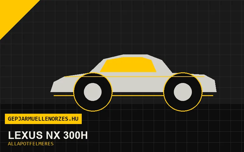 Lexus NX 300h helyszíni állapotfelmérés és átvizsgálás