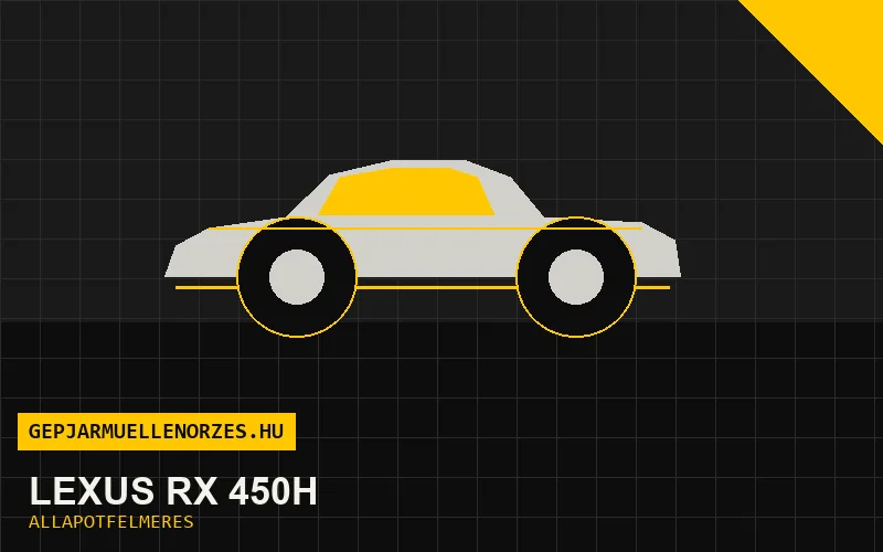 Lexus RX 450h helyszíni állapotfelmérés és átvizsgálás