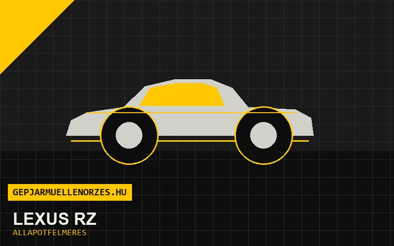 Lexus RZ helyszíni állapotfelmérés és átvizsgálás