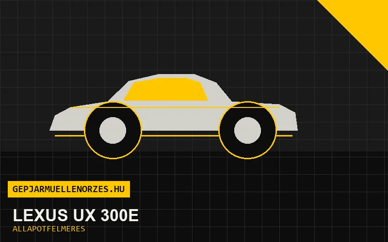 Lexus UX 300e helyszíni állapotfelmérés és átvizsgálás